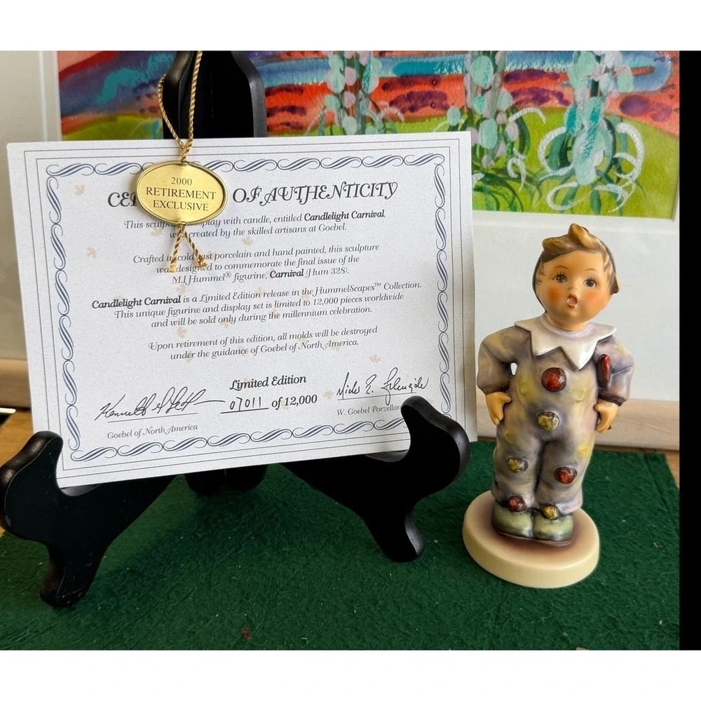 Hummel Candlelight Carnival Figurine 328 Limited Edition w/ COA Goebel Germany‎